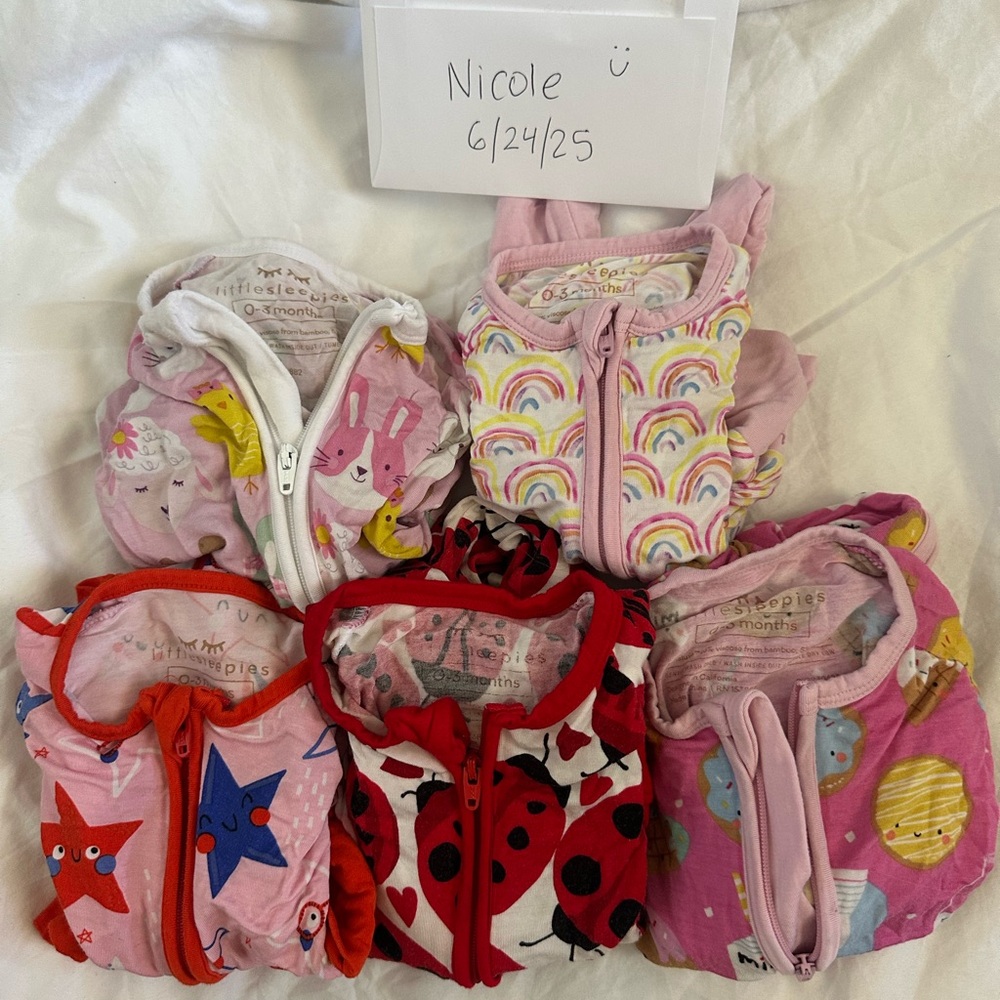 Little Sleepies Zippy Set 0-3M